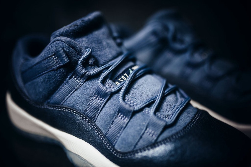 Air Jordan 11 Low,580521-408,A  冰裂纹理！蓝月亮 Air Jordan 11 GG 本周末官网上架