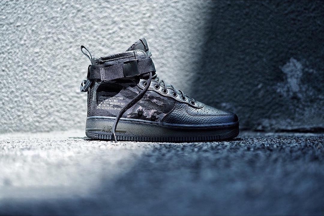 SF-AF1 Mid,Nike  虎纹迷彩加持！这双全新 SF-AF1 Mid 带来浓郁战斗气息！