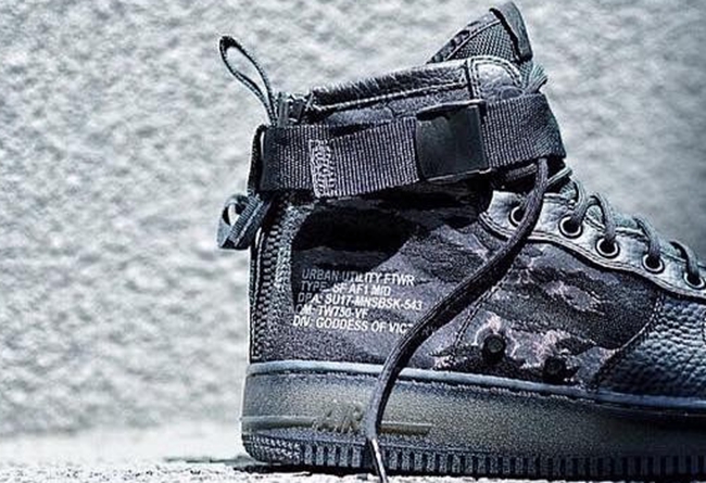 SF-AF1 Mid,Nike  虎纹迷彩加持！这双全新 SF-AF1 Mid 带来浓郁战斗气息！