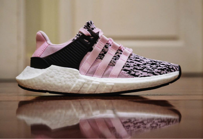 adidas,EQT Support 93/17,BZ058 黑粉配色!EQT BOOST 93/17 “噪音” 实物图释出! adidas,EQT Support 93/17,BZ058 黑粉配色!EQT BOOST 93/17 “噪音” 实物图释出!