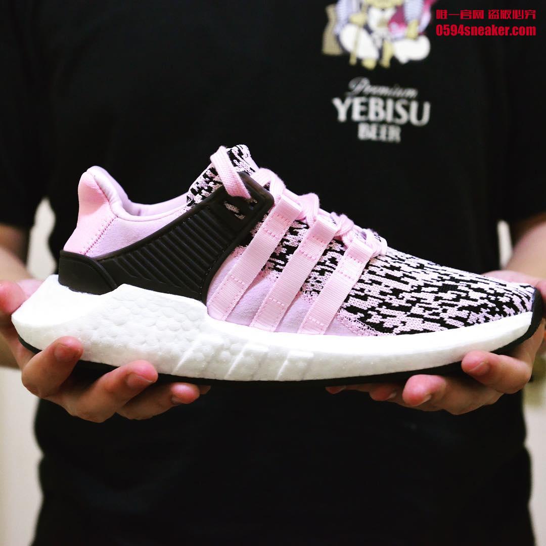 adidas,EQT Support 93/17,BZ058 黑粉配色!EQT BOOST 93/17 “噪音” 实物图释出! adidas,EQT Support 93/17,BZ058 黑粉配色!EQT BOOST 93/17 “噪音” 实物图释出!