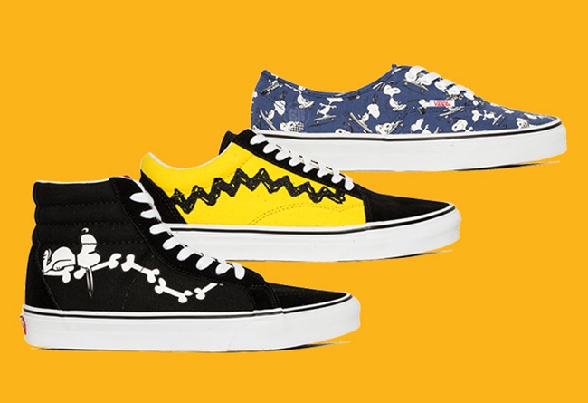 Peanuts,Vans  史努比再度来袭！全新 Peanuts x Vans 将于明日发售