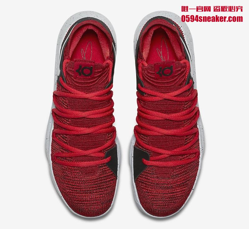 KD 10,University Red,Nike,8978  九月登场！全新 KD 10 “University Red” 官方图片释出