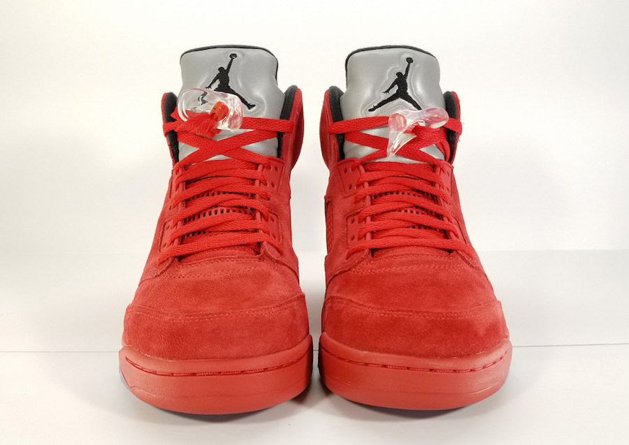 136027-602,AJ5,Air Jordan 5 136027-602AJ5 7 月 1 日发售！红麂皮 Air Jordan 5 “Red Suede” 要来了！