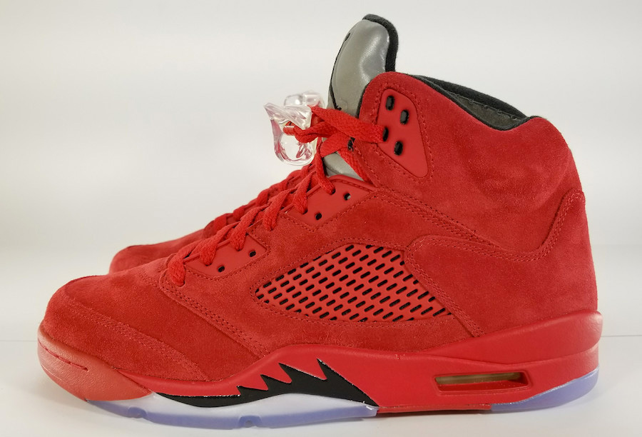 136027-602,AJ5,Air Jordan 5 136027-602AJ5 7 月 1 日发售！红麂皮 Air Jordan 5 “Red Suede” 要来了！