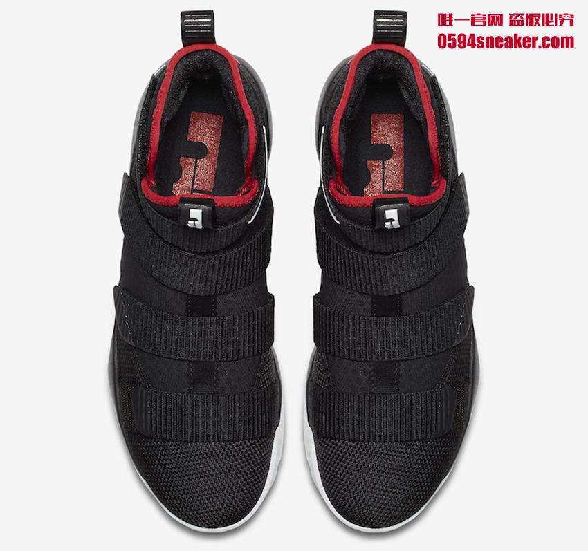Nike,LeBron Soldier,897644-002  经典又耐脏！黑红 Bred 配色降临 LeBron Soldier 11