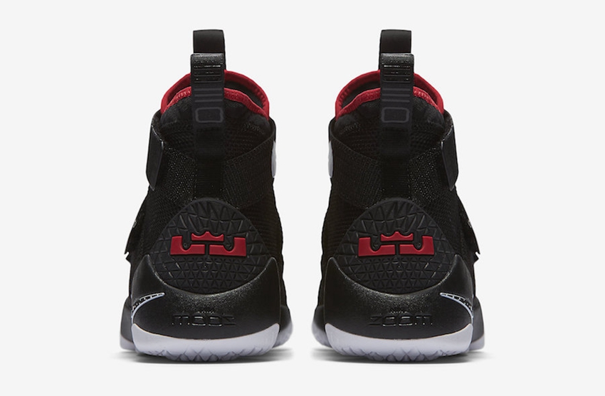 Nike,LeBron Soldier,897644-002  经典又耐脏！黑红 Bred 配色降临 LeBron Soldier 11
