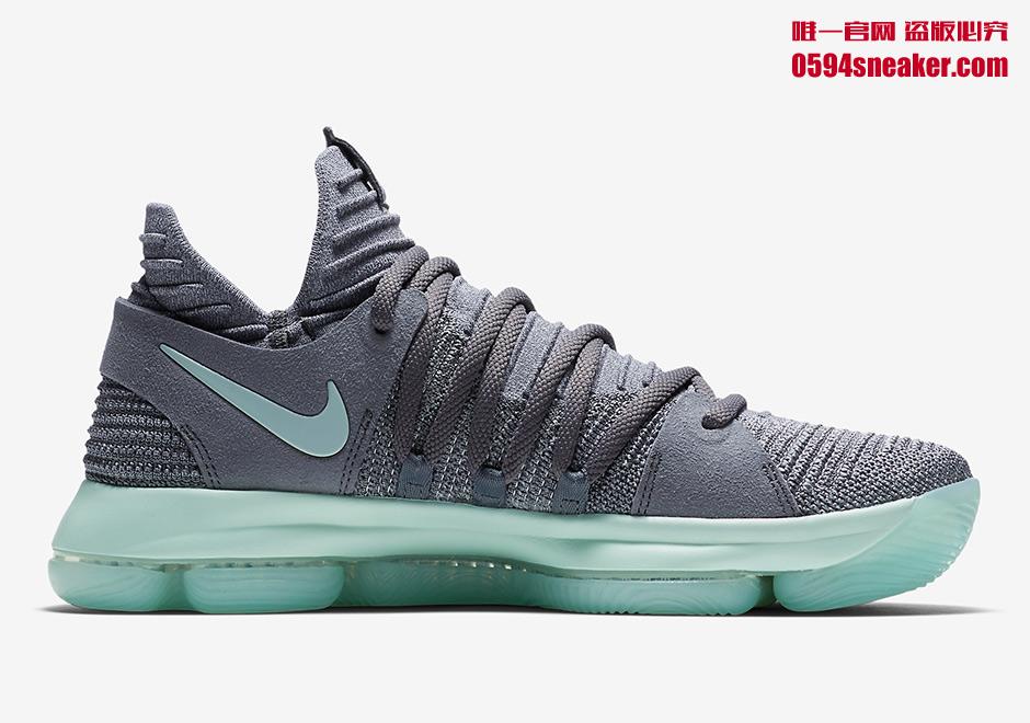 Nike,KD 10,897816-002  薄荷绿配色！全新配色 Nike KD 10“Igloo” 下月发售！