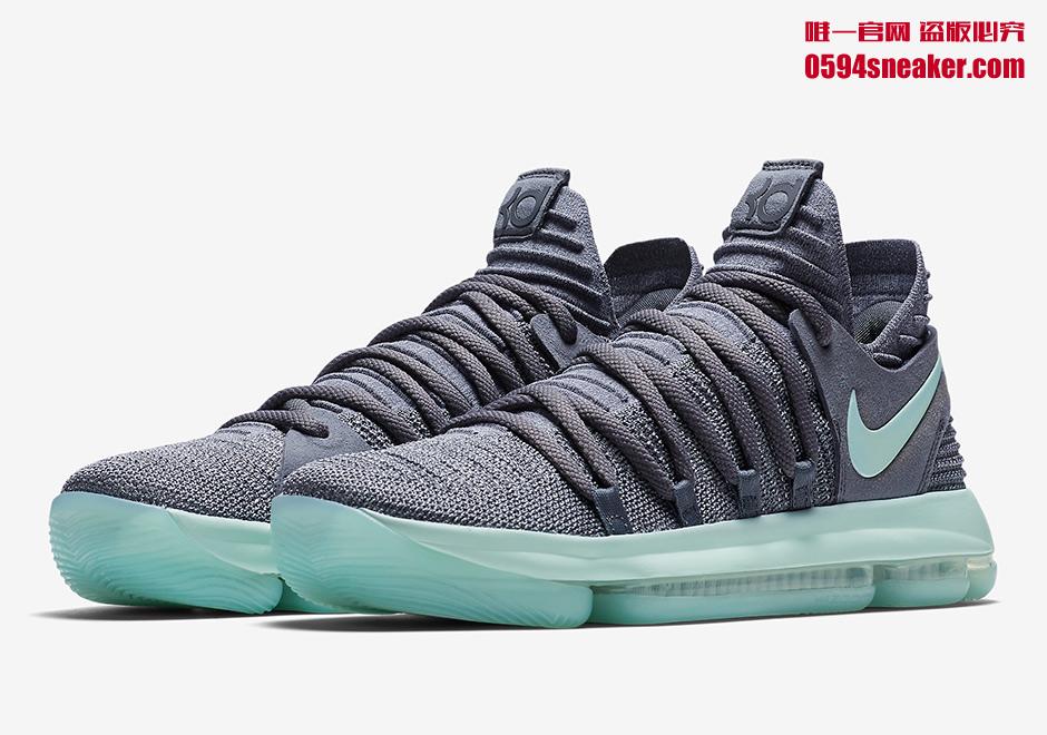 Nike,KD 10,897816-002  薄荷绿配色！全新配色 Nike KD 10“Igloo” 下月发售！