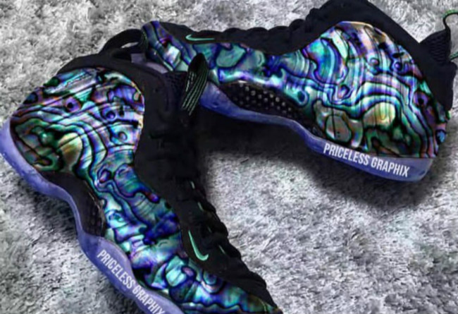 Nike,Air Foamposite One,575420  鲍鱼实物亮相!传言 Foamposite One “Abalone” 全明星周末发售 Nike,Air Foamposite One,575420  鲍鱼实物亮相!传言 Foamposite One “Abalone” 全明星周末发售
