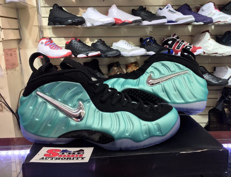 Nike,Air Foamposite Pro,Island  九月正式登场！Air Foamposite Pro “Island Green”实物近赏