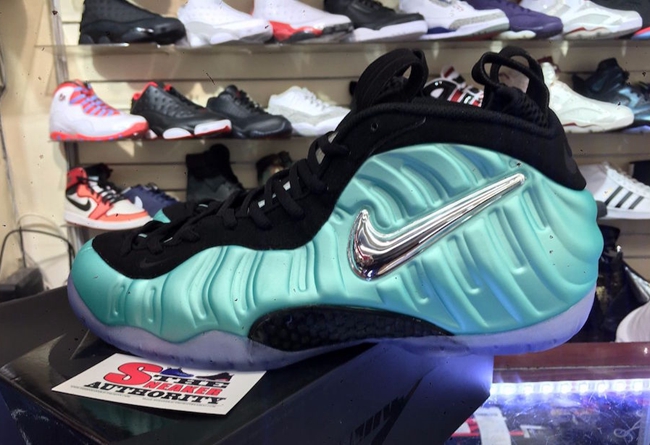 Nike,Air Foamposite Pro,Island  九月正式登场！Air Foamposite Pro “Island Green”实物近赏