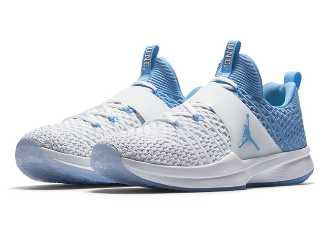 Jordan Trainer 2 Flyknit,UNC  又一款北卡装扮！Jordan Trainer 2 Flyknit “UNC” 现已发售