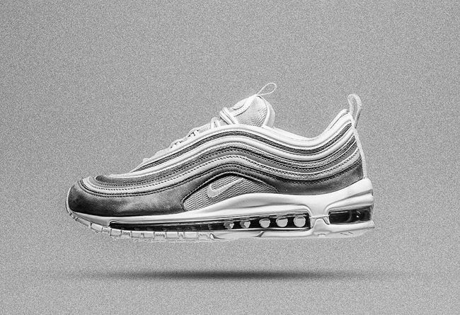 Air Max 97,Nike,312834-005  麂皮鞋面 + 子弹造型！全新 Air Max 97 八月正式登场