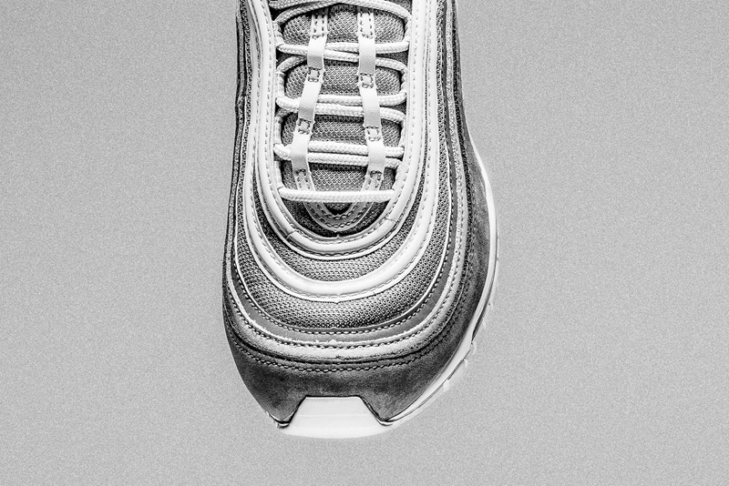 Air Max 97,Nike,312834-005  麂皮鞋面 + 子弹造型！全新 Air Max 97 八月正式登场