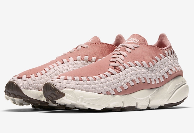 Nike,Air Footscape Woven,Rose  清新淡粉！Nike Air Footscape Woven “Rose Pink” 八月登场