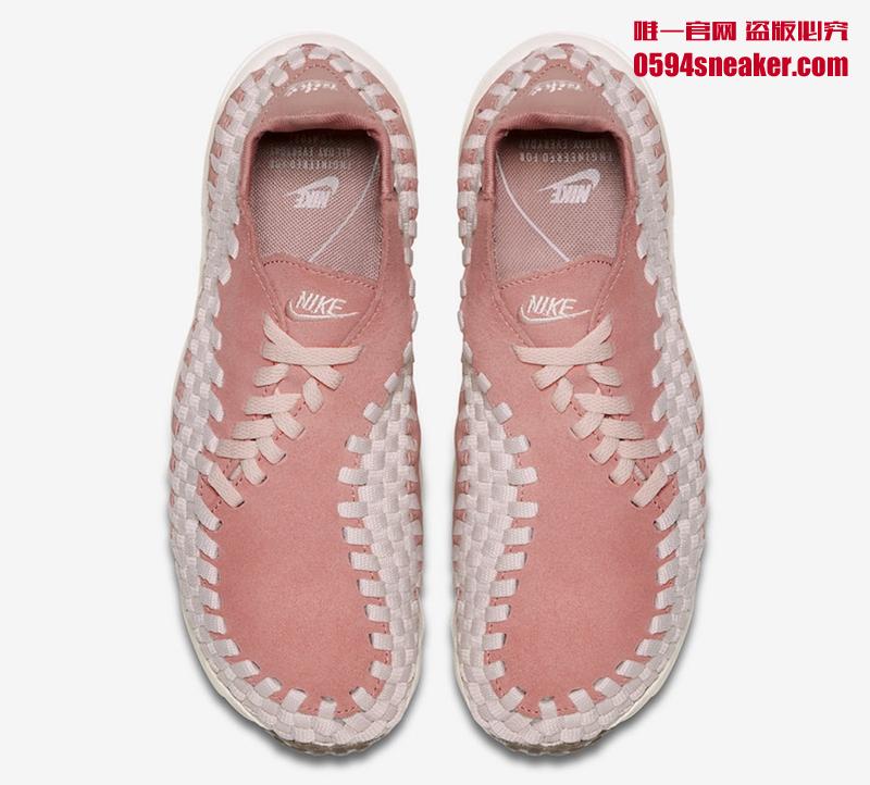 Nike,Air Footscape Woven,Rose  清新淡粉！Nike Air Footscape Woven “Rose Pink” 八月登场