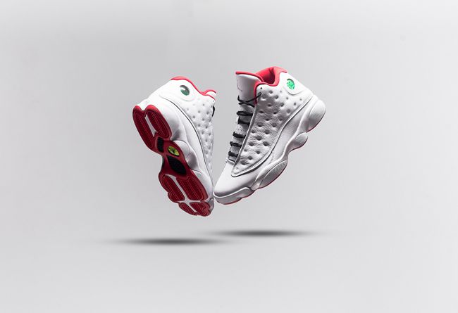 AJ13,Air Jordan 13  白红配色质感极佳！ Air Jordan 13 “HOF” 将于本周六发售！