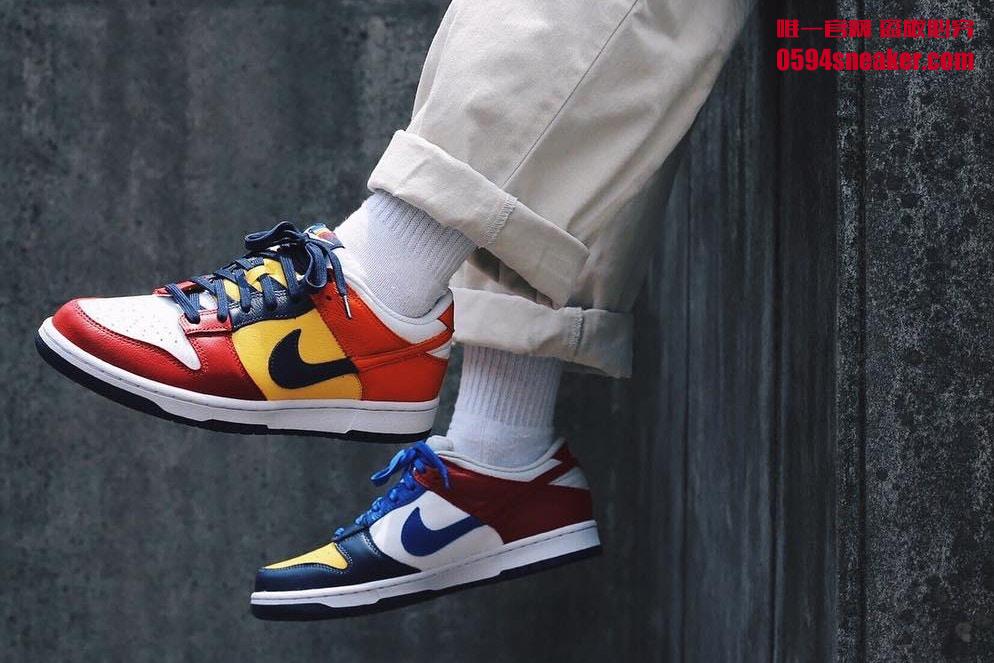 Nike,Dunk Low 玩味撞色!Nike Dunk Low JP “What The” 套装明日发售 Nike,Dunk Low 玩味撞色!Nike Dunk Low JP “What The” 套装明日发售