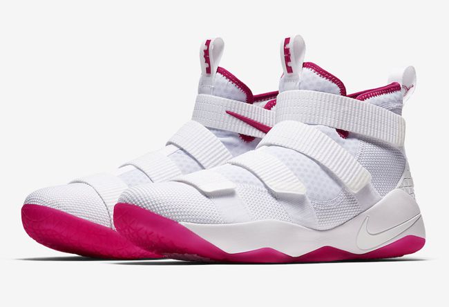 Nike,Nike Soldier 11,897645-10   乳腺癌配色！Nike Soldier 11 “Kay Yow” 九月发售