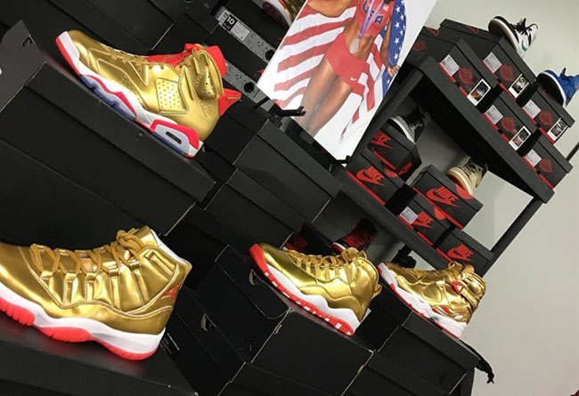 AJ,Air Jordan  全球仅此一套！Air Jordan Gold Collection 球鞋欣赏