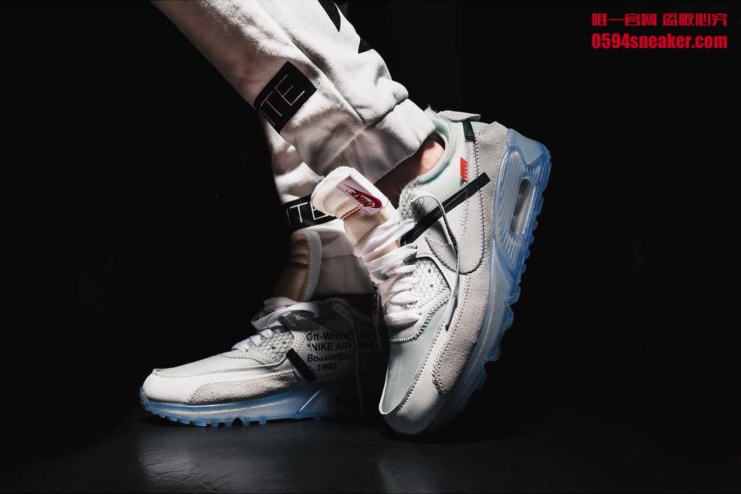OFF-WHITE,Air Max 90,NikeLab  OFF-WHITE x NikeLab Air Max 90 上脚展示