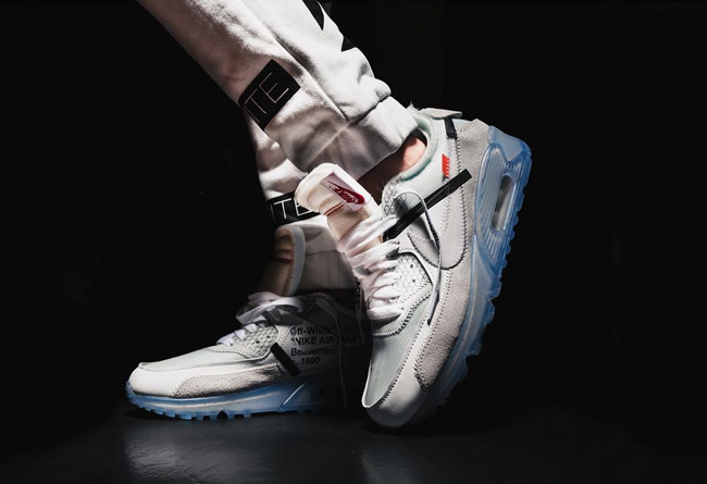 OFF-WHITE,Air Max 90,NikeLab  OFF-WHITE x NikeLab Air Max 90 上脚展示