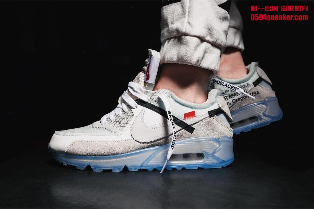 OFF-WHITE,Air Max 90,NikeLab  OFF-WHITE x NikeLab Air Max 90 上脚展示
