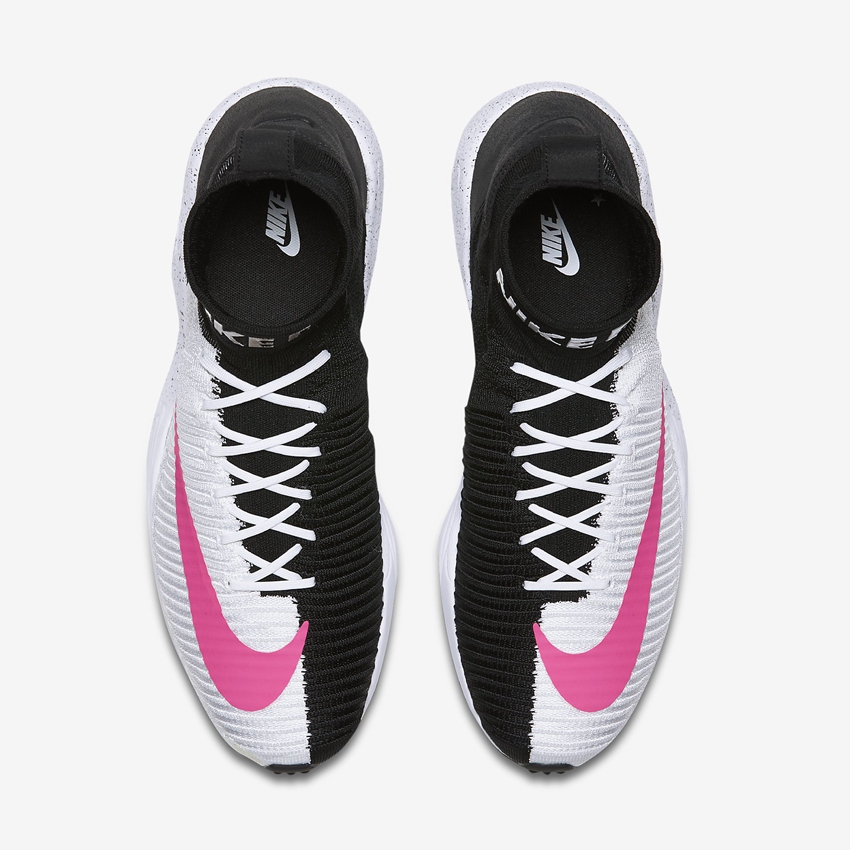 Nike,Zoom Mercurial,852616-100  阴阳撞色 + 粉色大钩！这双“亮骚”的吕布二代现已发售！