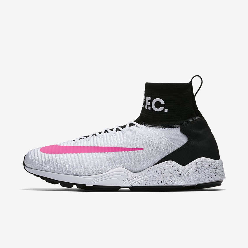 Nike,Zoom Mercurial,852616-100  阴阳撞色 + 粉色大钩！这双“亮骚”的吕布二代现已发售！
