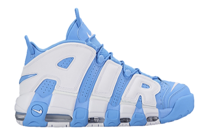 Nike,Air More Uptempo,921948-4  这双北卡装扮的 Nike Air More Uptempo 发售日期现已释出！