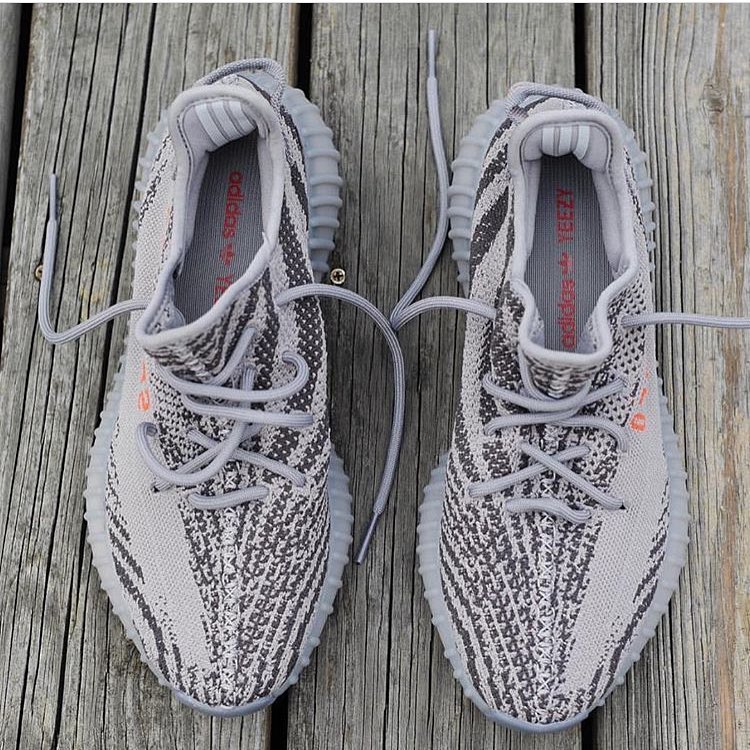 adidas,Yeezy 350 Boost V2,AH22  灰色斑马花纹！Yeezy 350 Boost V2 “Beluga 2.0” 十月发售