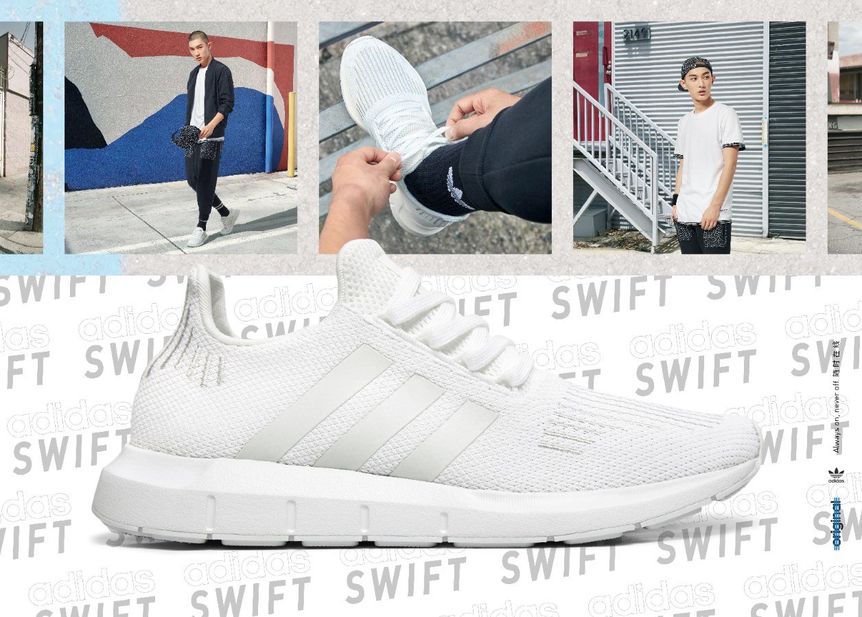 adidas,Swift  Angelababy 上脚 adidas Originals 全新鞋款！将于本月发售！