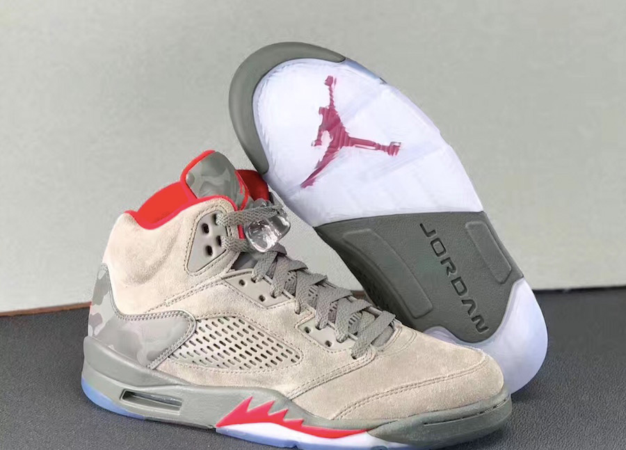 AJ5,Air Jordan 5,136027-051 军事迷彩装扮!Air Jordan 5 “Camo” 即将发售! AJ5,Air Jordan 5,136027-051 军事迷彩装扮!Air Jordan 5 “Camo” 即将发售!
