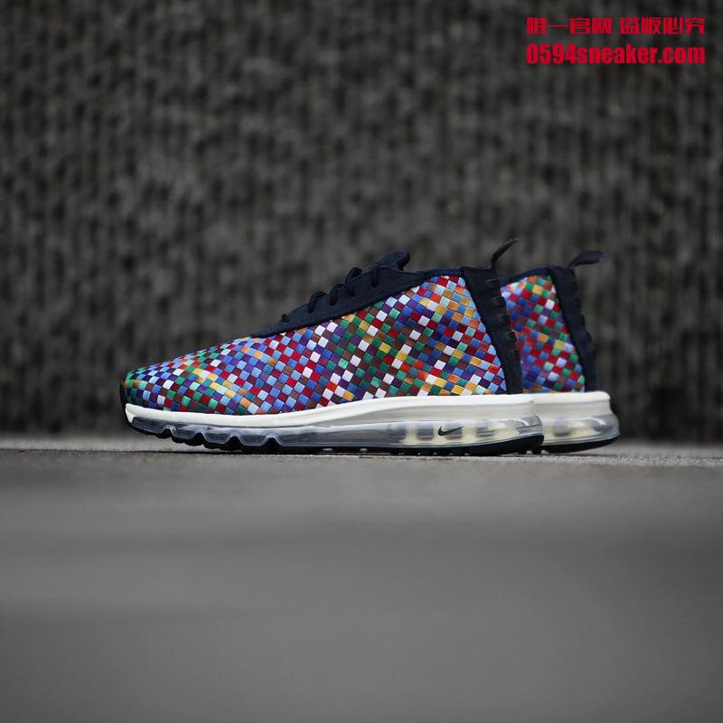 Nike,Air Woven Boot,Multicolor  绚丽多彩！Nike Air Woven Boot “Multicolor” 实物近赏