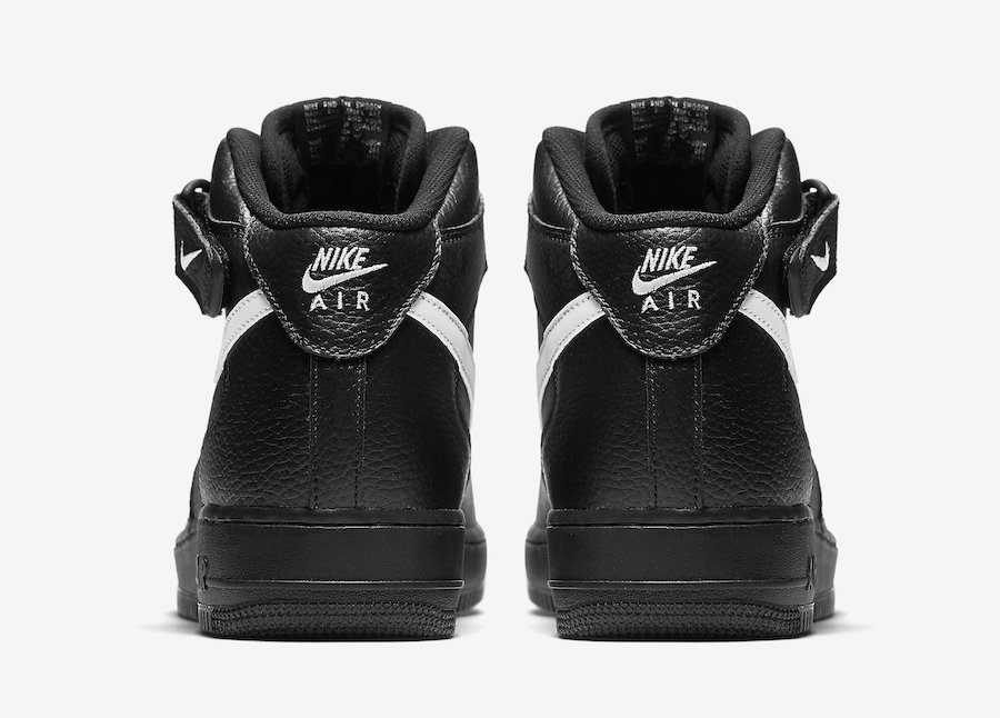 Nike,Air Force 1 Mid,315123-04  3M 细节！黑白主题 Air Force 1 Mid 秋季发售