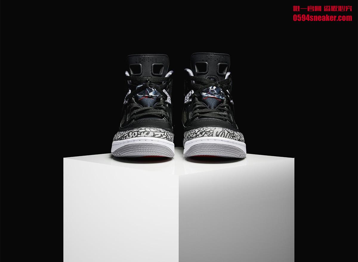 315371-034,Jordan Spizike 315371-034 黑水泥配色 Jordan Spizike “Black Cement” 海外地区已发售