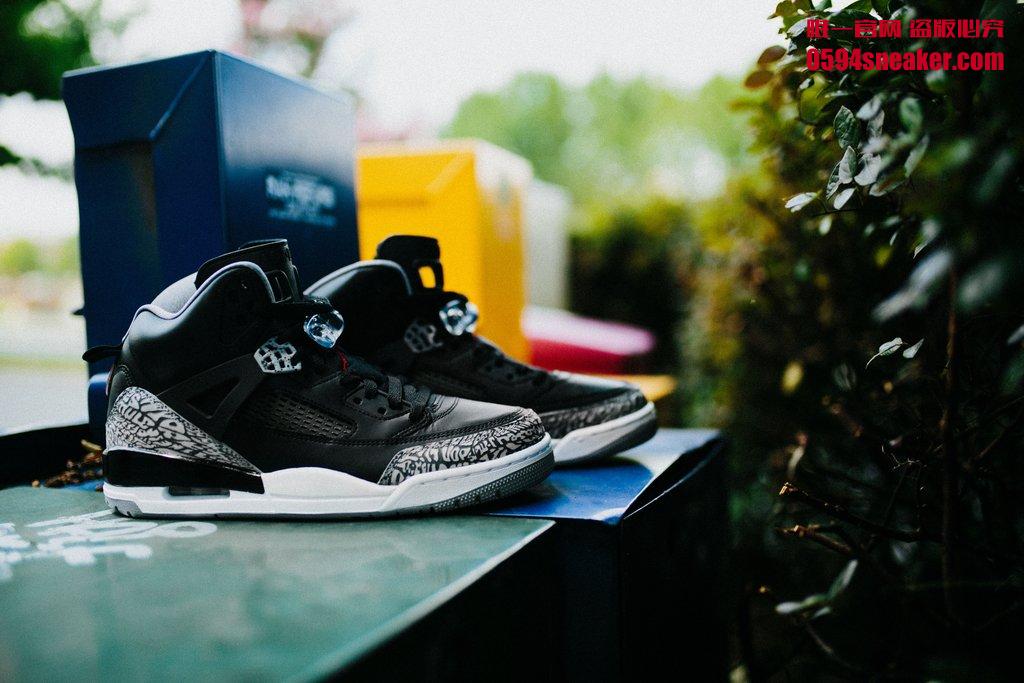 315371-034,Jordan Spizike 315371-034 黑水泥配色 Jordan Spizike “Black Cement” 海外地区已发售