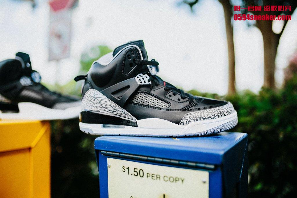 315371-034,Jordan Spizike 315371-034 黑水泥配色 Jordan Spizike “Black Cement” 海外地区已发售