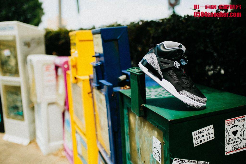 315371-034,Jordan Spizike 315371-034 黑水泥配色 Jordan Spizike “Black Cement” 海外地区已发售