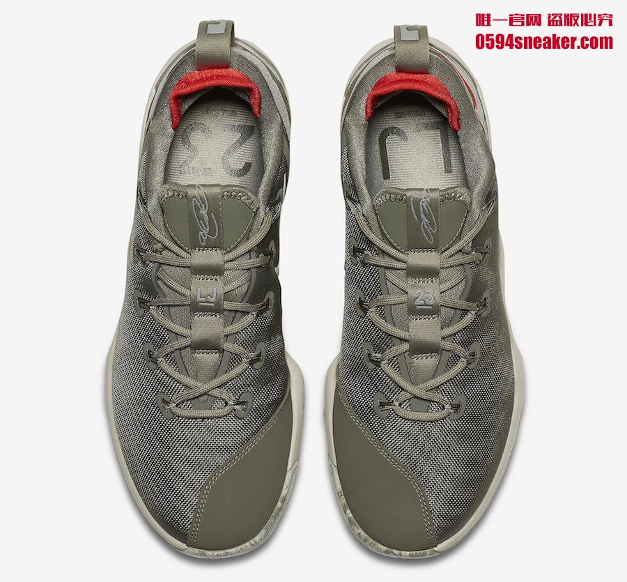 Nike,LeBron 14 Low,878635-003   3M 反光加持!军绿色 LeBron 14 Low 本月发售! Nike,LeBron 14 Low,878635-003   3M 反光加持!军绿色 LeBron 14 Low 本月发售!