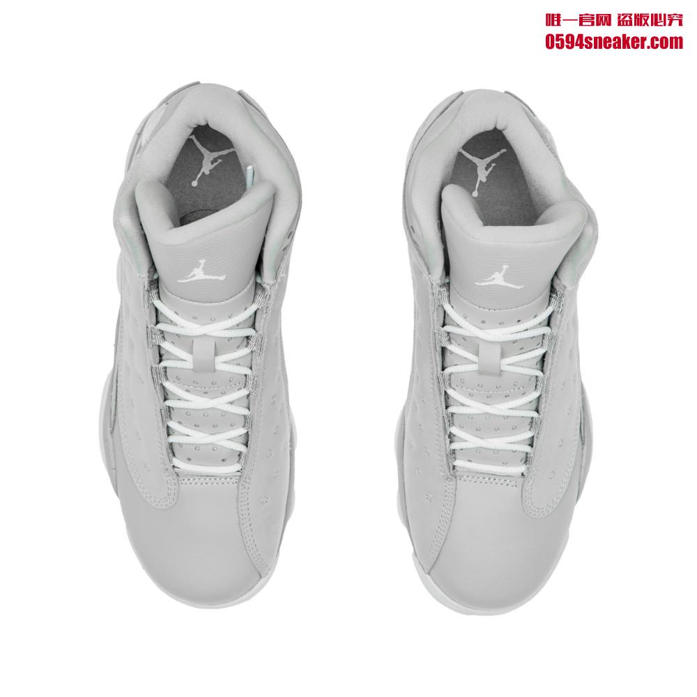 AJ13,Air Jordan 13,439358-018  银灰色女生专属！Air Jordan 13 GS “Wolf Grey” 本月底发售