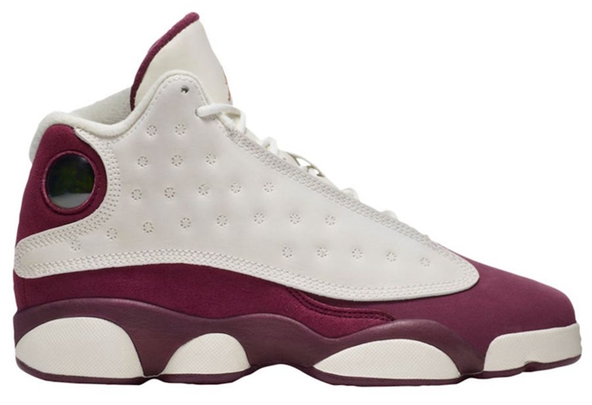 Air Jordan 13 GS,Bordeaux,AJ13  迷人酒红装扮！AJ 13 GS “Bordeaux” 十月登场