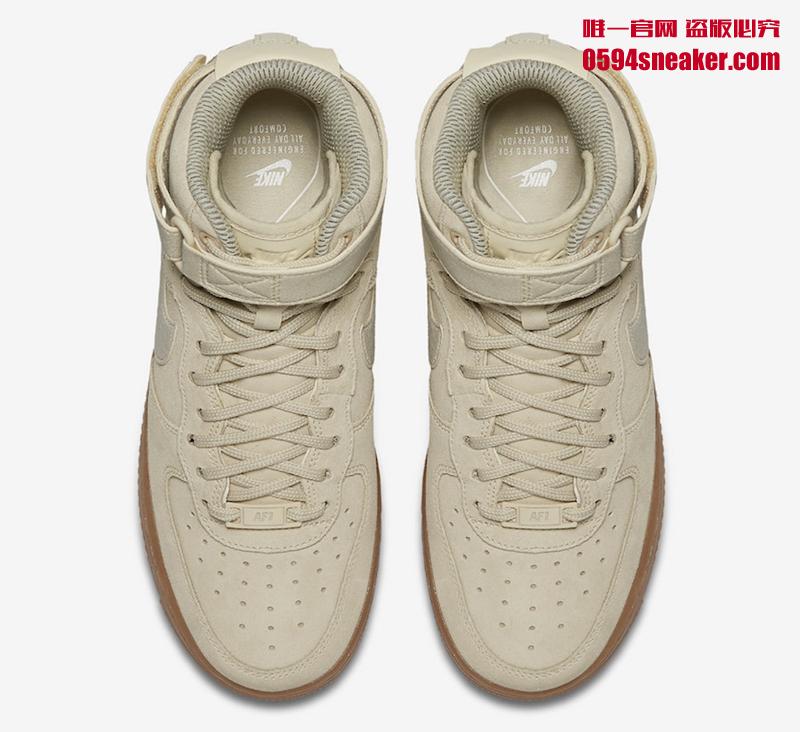 Nike,Air Force 1 High SE,Ivory  契合秋冬主题！这款 Air Force 1 High 新品值得多加关注