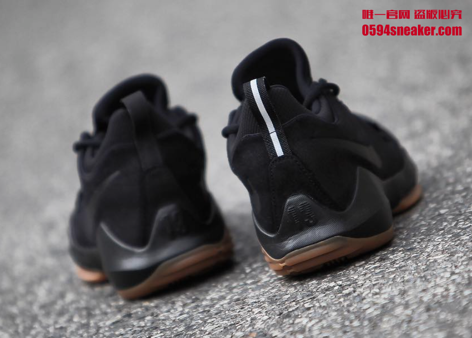 Nike,PG 1,Black Gum,878627-004  沉稳黑生胶！Nike PG 1 “Black Gum” 实物细节近赏 