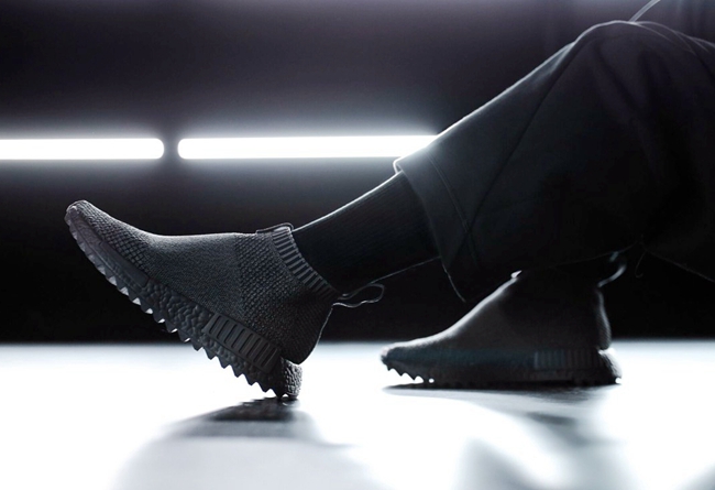 adidas Consortium,The Good Wil  拼接鞋面 + 锯齿大底！这款酷黑装扮的联名 NMD CS1 值得关注