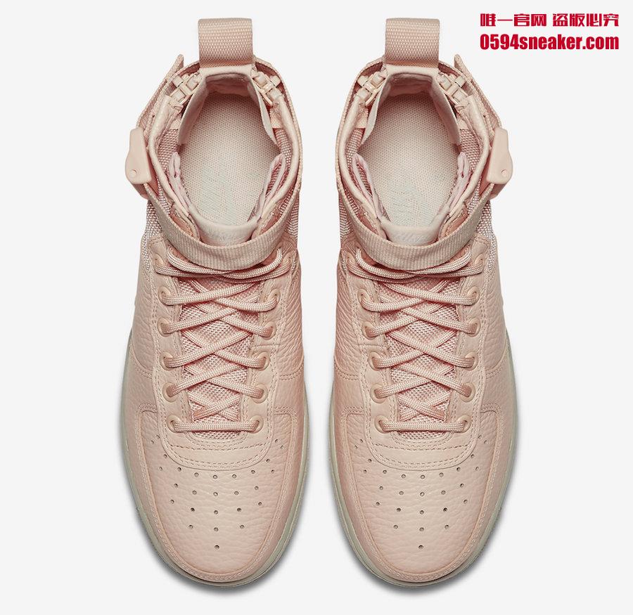 Nike,SF-AF1 Mid,AA3966-800  粉橙诱惑！女生专属 SF-AF1 Mid 本周发售