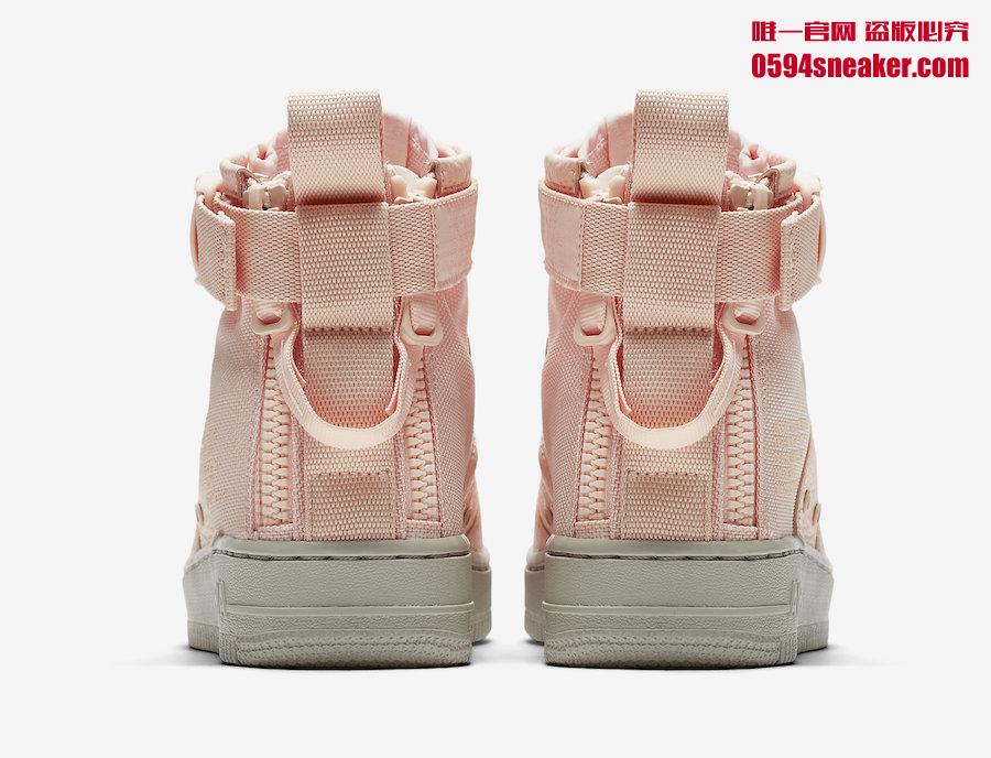 Nike,SF-AF1 Mid,AA3966-800  粉橙诱惑！女生专属 SF-AF1 Mid 本周发售