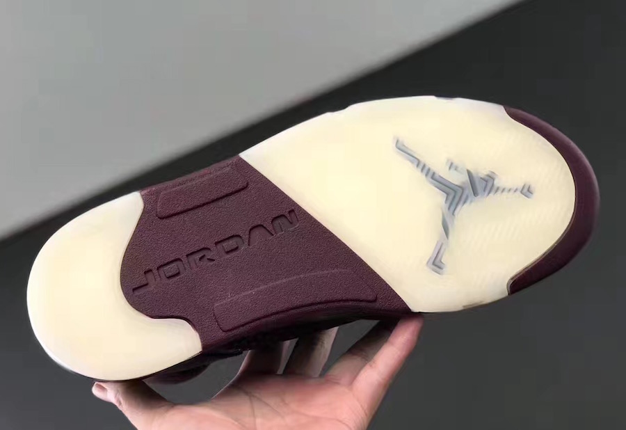 AJ5,Air Jordan 5,881432-612  酒红诱惑！这双奢华质感的 AJ5 PRM 年底发售