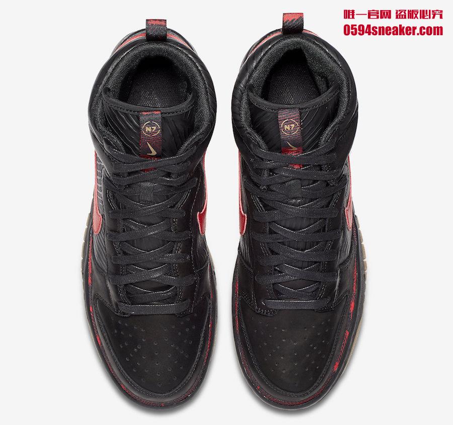 Nike,Dunk,AA1126-001 另类黑红!这双 Nike Dunk High PRM 细节质感不俗 Nike,Dunk,AA1126-001 另类黑红!这双 Nike Dunk High PRM 细节质感不俗